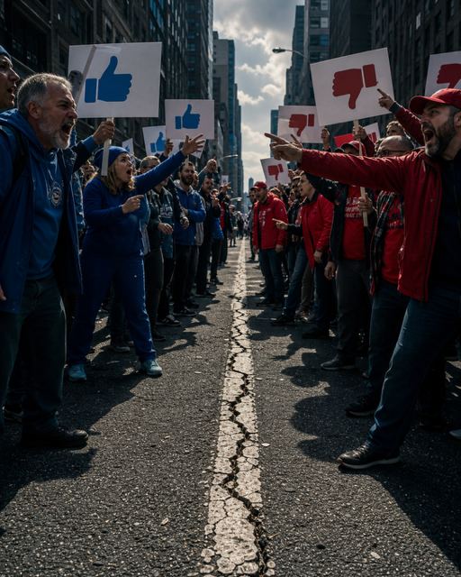 Politische Polarisierung
